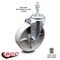 Service Caster Semi Steel Swivel Threaded Stem Caster w/Roller Bearing - 5" Wheel & 10MM Stem SCC-TS20S515-SSR-M1015 - alternate 3